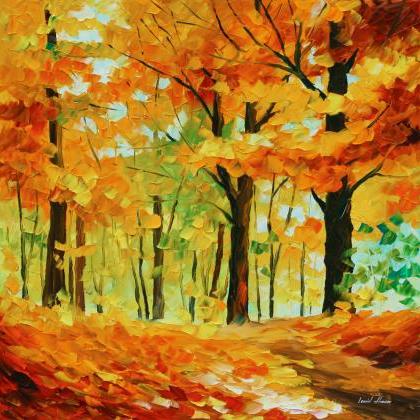Fall Mood — Print On Canvas By Leonid Afremov -..