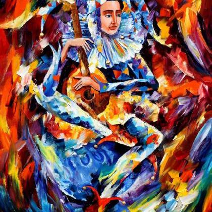 Jester — Print On Canvas By Leonid Afremov -..