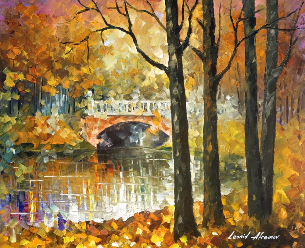 Love In The Air — Print On Canvas By Leonid Afremov - Size 24" X 20" (60cm X 50cm)